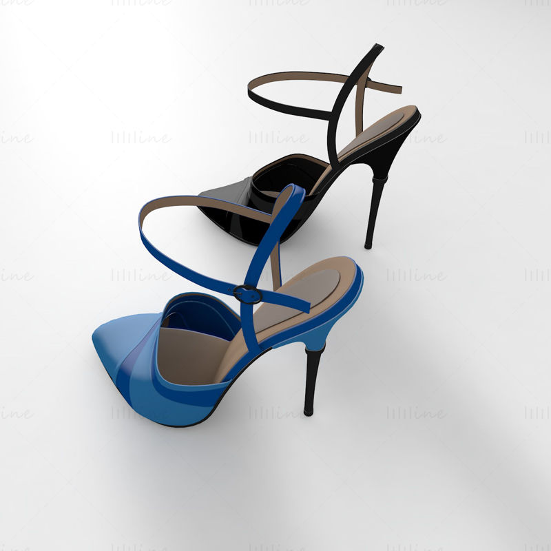 High heels 3d model