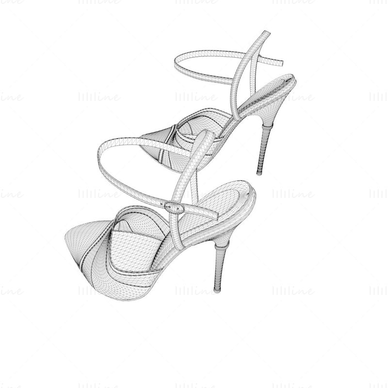 High heels 3d model