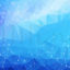 Blue geometric background vector