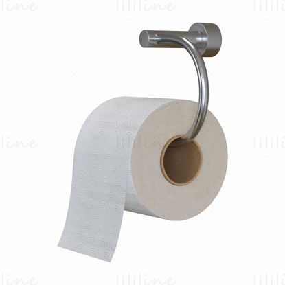 Toilet paper 3d model