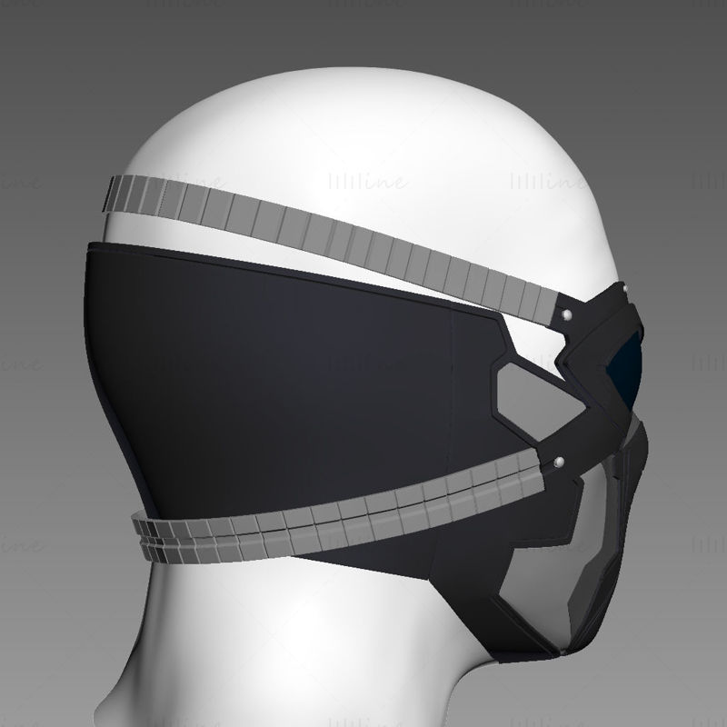 Winter Soldier Mask 3D Model Ready to Print