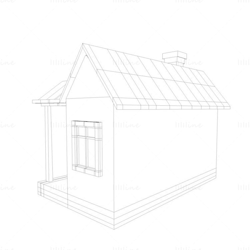 Haus 3D-Modell