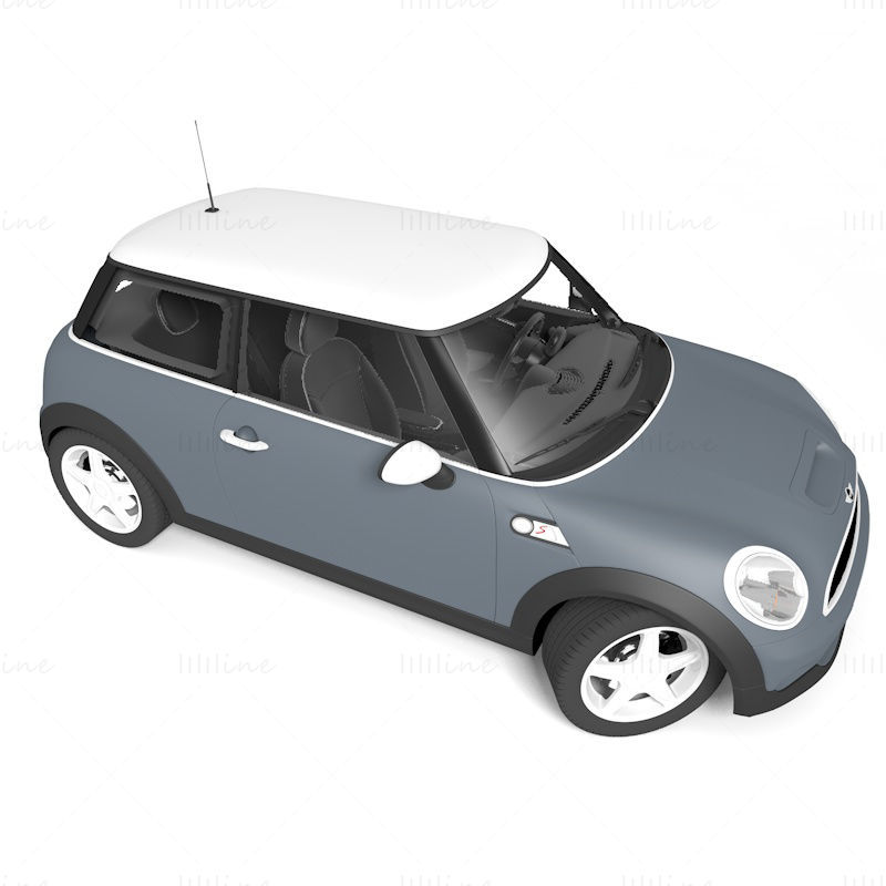 Model 3D de mașină MINI