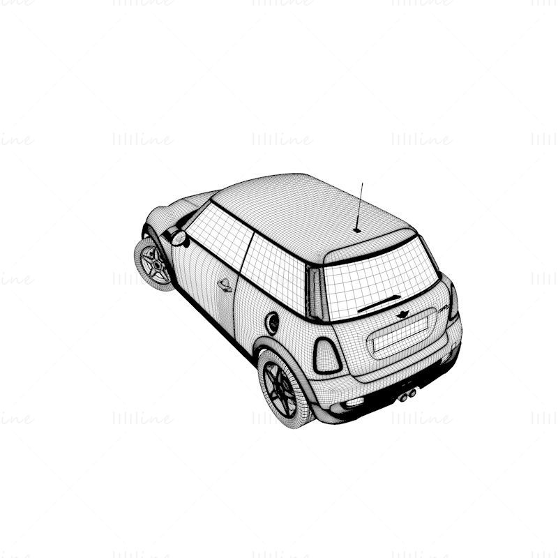 MİNİ Araba 3D Modeli