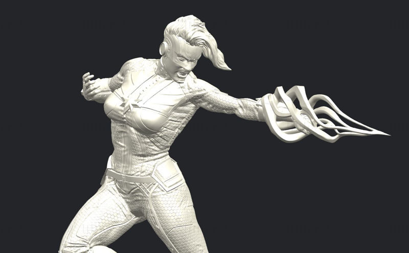 Captain Marvel 3D Model Ready to Print