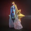 3D-model Miniature Captain Marvel, pripravljen za tiskanje
