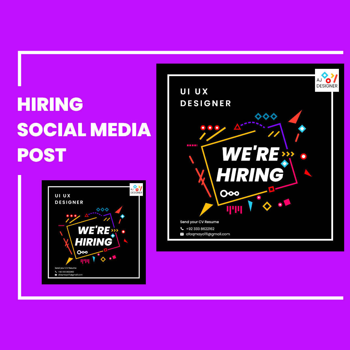 Hiring Social Media Post Template