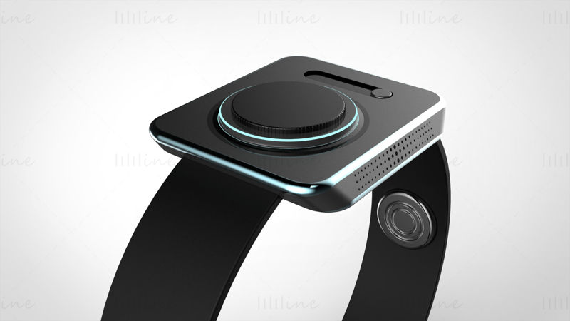 3D Industrial Design Model of Intelligent Assisted Travel Bracelet for the Blind