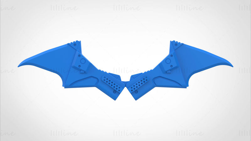 Modelo de impressão 3d Batarang do filme The Batman 2022