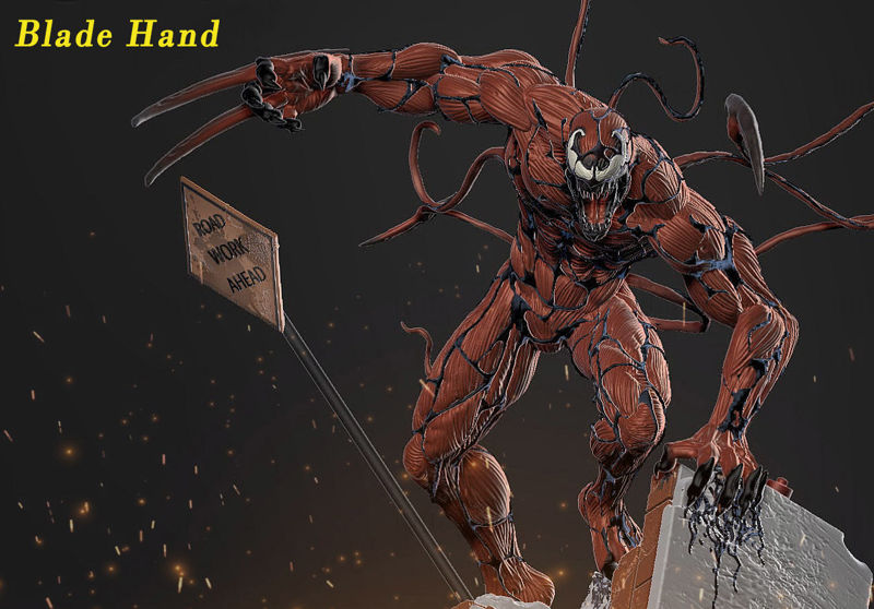 Carnage Statue 3D Model Ready to Print