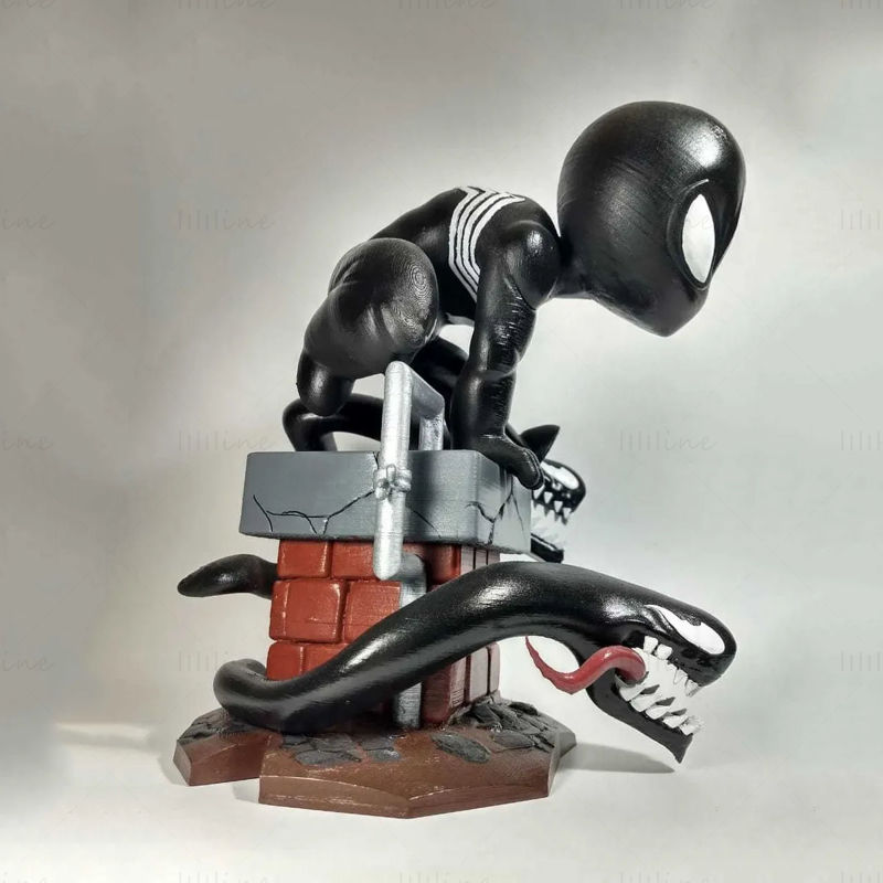 Spider Man Chibi 3D Model Ready to Print