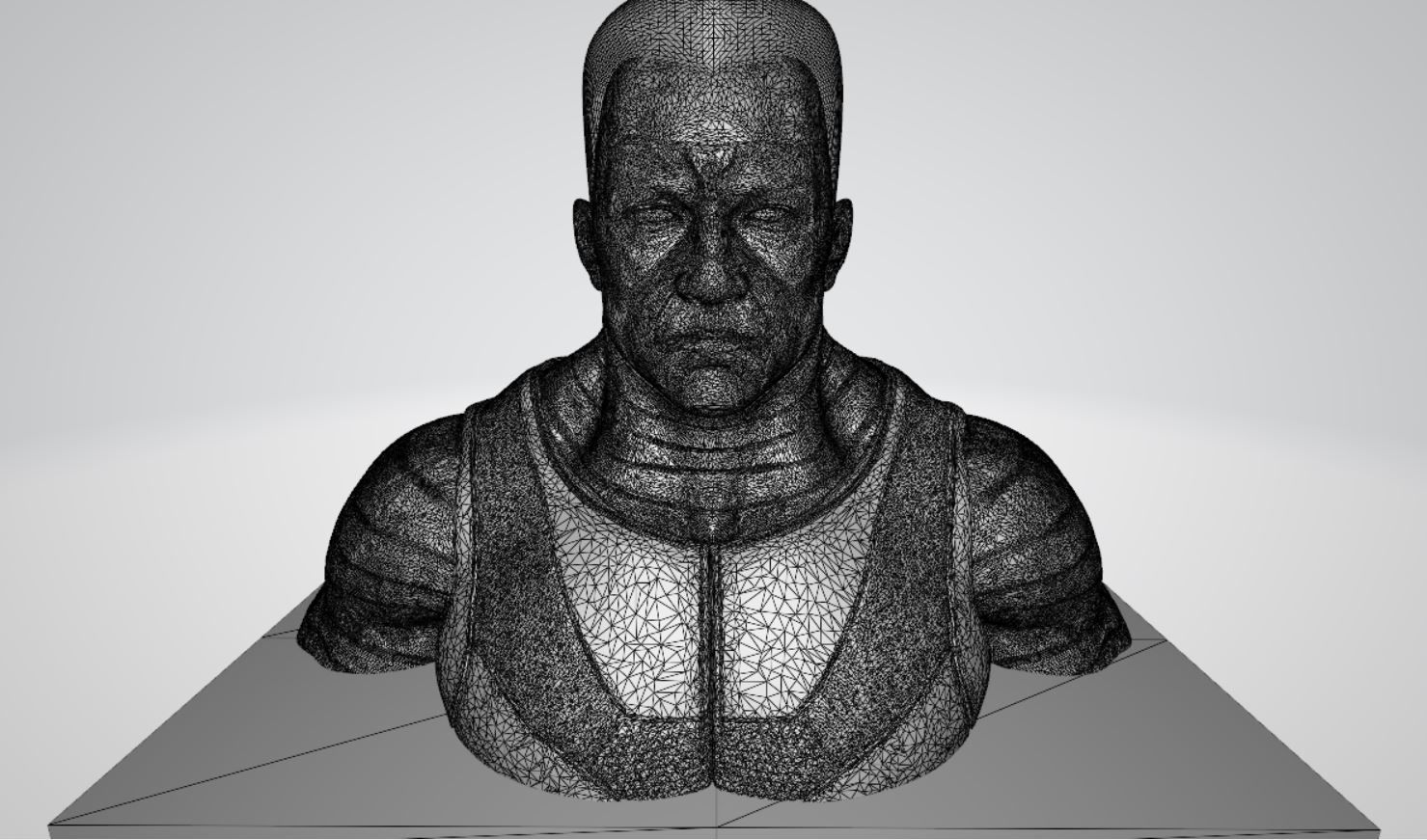 Collosus Bust 3D Model Ready to Print