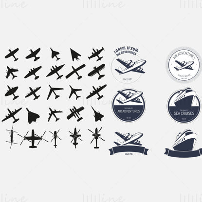 Armed fighter element vector icon PPT format