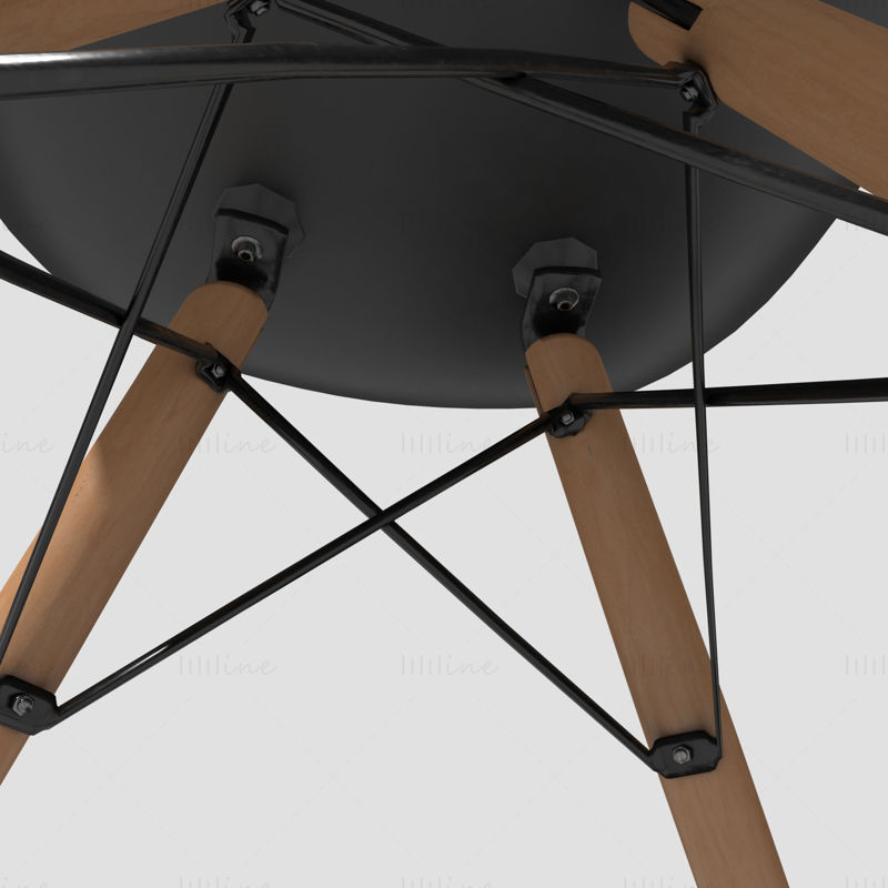 Shell Chair 3D Model