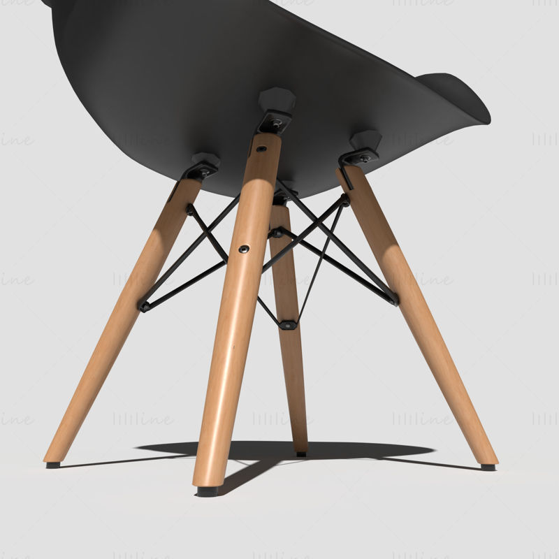 Shell szék 3D modell