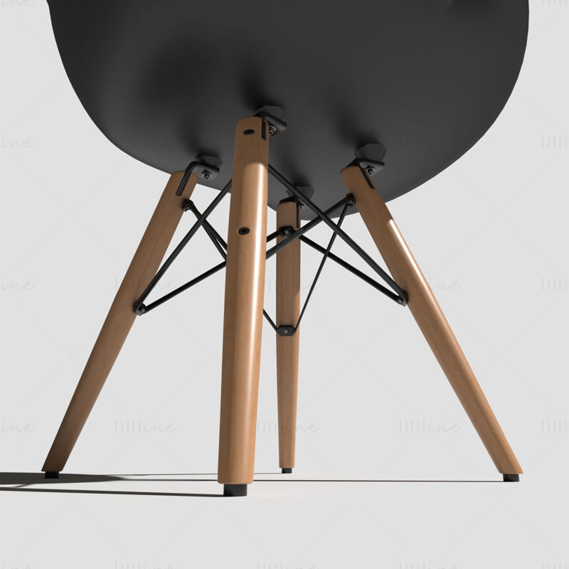 Shell szék 3D modell