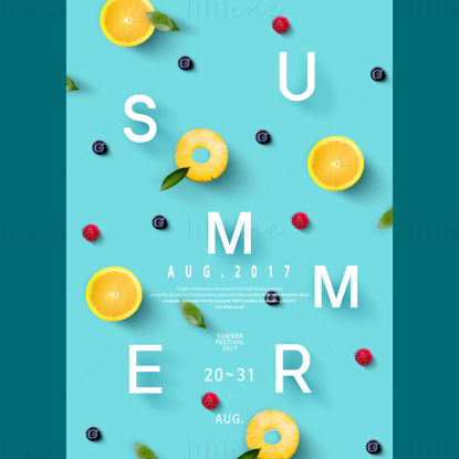 Summer promotion poster