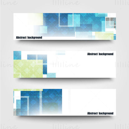 Banner abstract background template