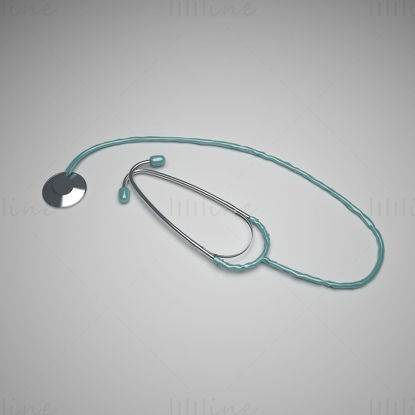3D model stetoskopu