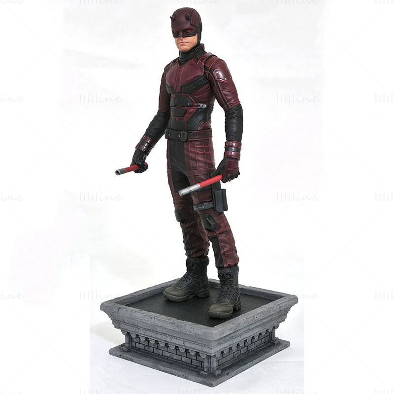 Marvel Daredevil Statues 3D Model Ready to Print
