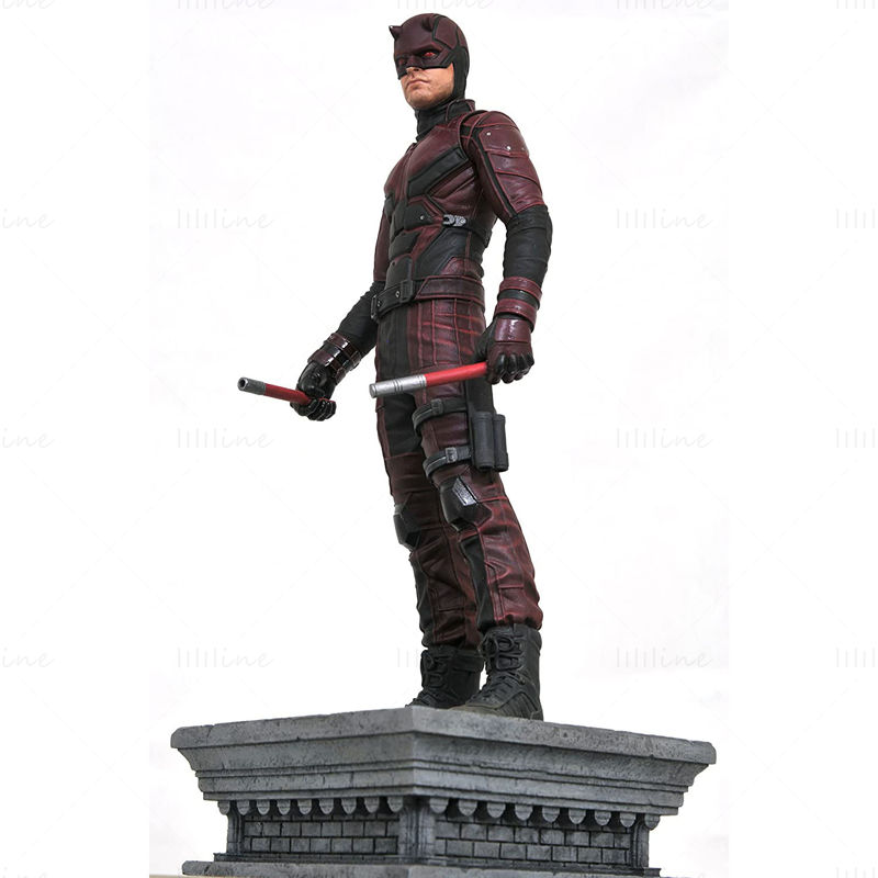 Marvel Daredevil Statues 3D Model Ready to Print