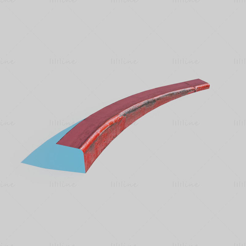Red Curb 3D modellcsomag