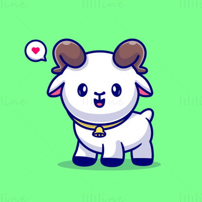 Cartoon sheep vector
