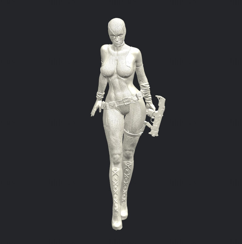 Deadpool & Lady Deadpool 3D Model Ready to Print