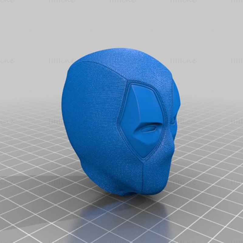 Deadpool Busto Modelo 3D Listo para Imprimir Formato STL