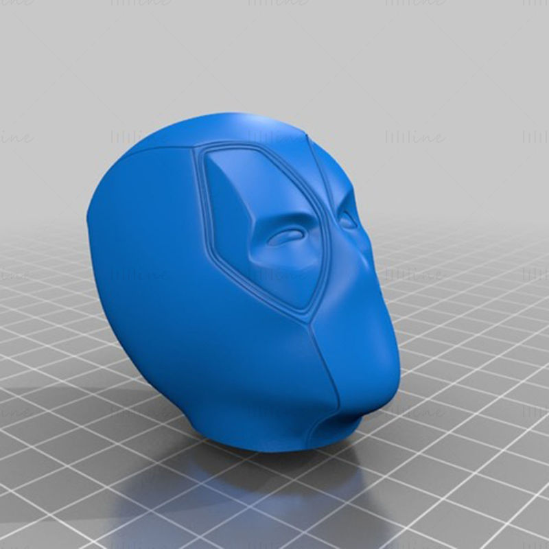 3D-модель бюста Дэдпула готова к печати в формате STL