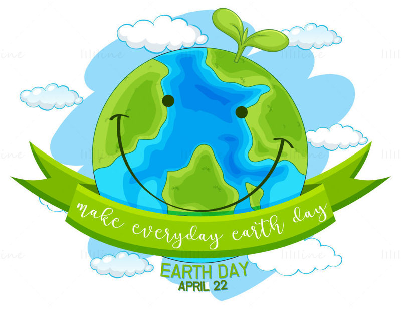 Earth day vector