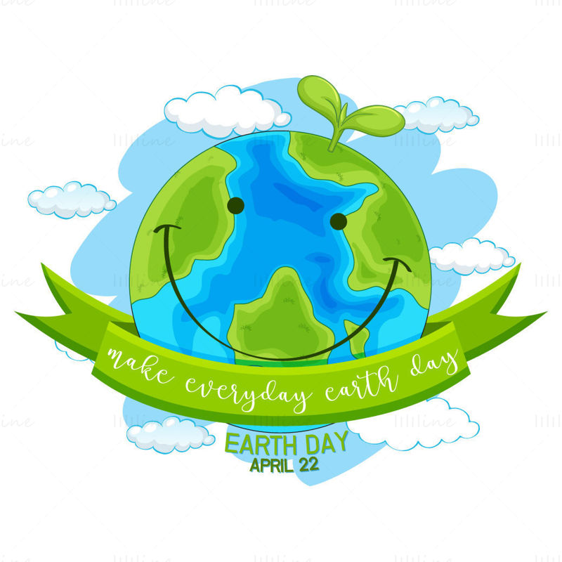 Earth day vector