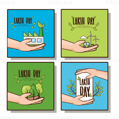 Earth day illustrations