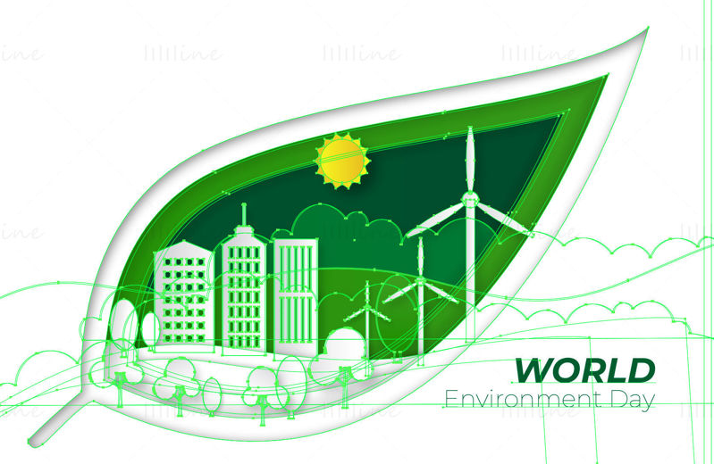 World Environment Day Illustration Vector