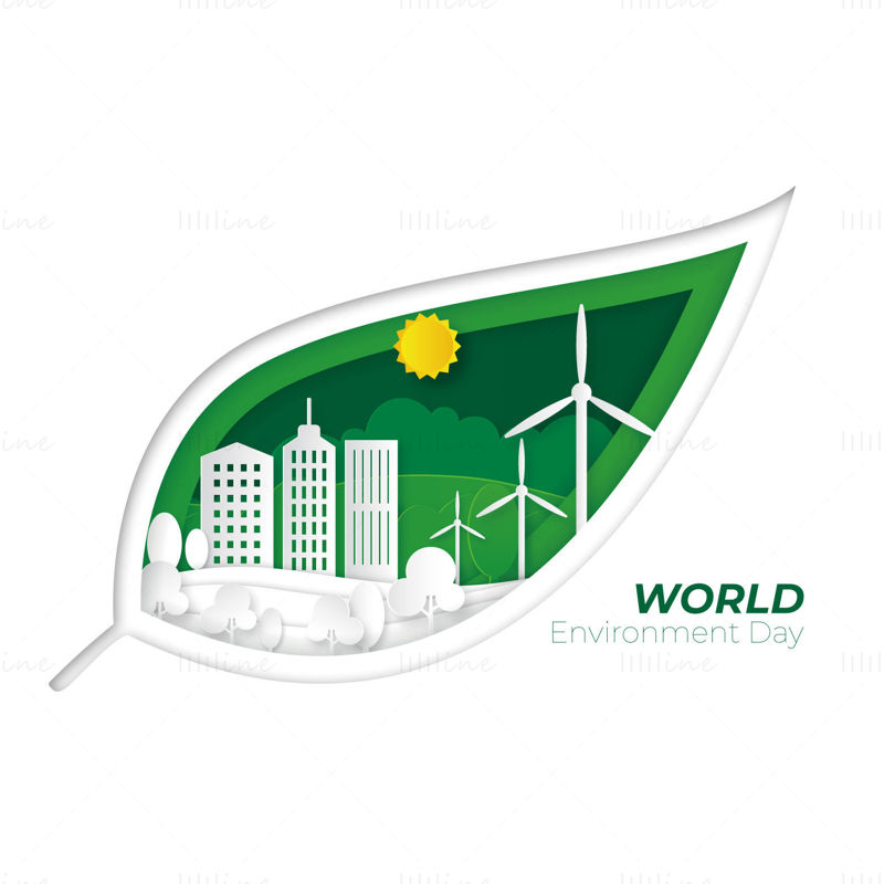 World Environment Day Illustration Vector