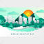 World habitat day illustration vector