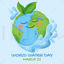 World water day illustration March 22