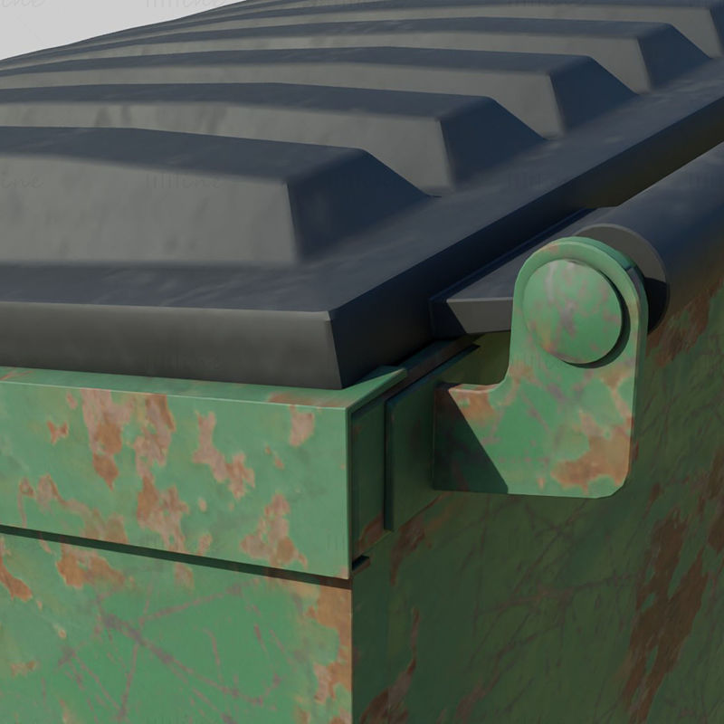 Garbage Dumpster 3D Model