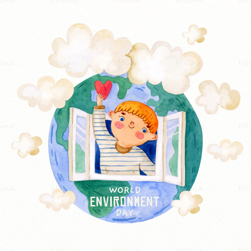 Concept of Eco,Creative Drawing World Map Global Ecological Concepts. Save  the Earth and World Environment Day Stock Vector - Illustration of  background, recycle: 113305577