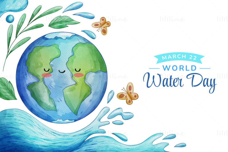 World water day design vector