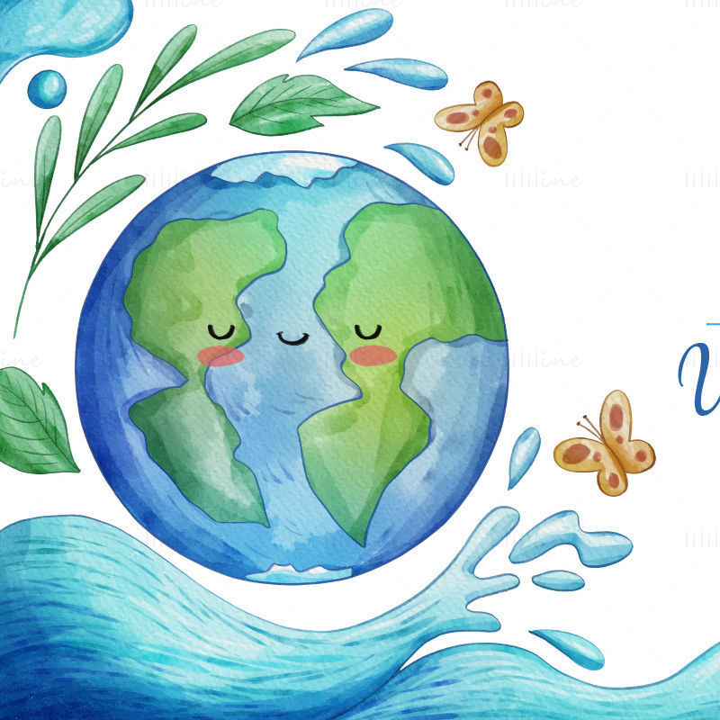 World water day design vector