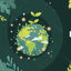 Green earth environmental protection vector