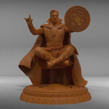 Modelo de impresión en 3D de la estatua del Doctor Strange