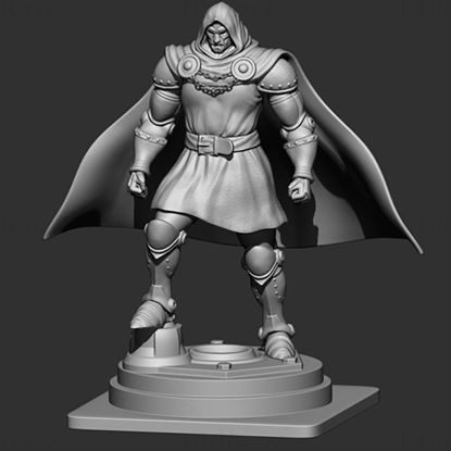 Doctor Doom 3D-Modell zum Drucken bereit