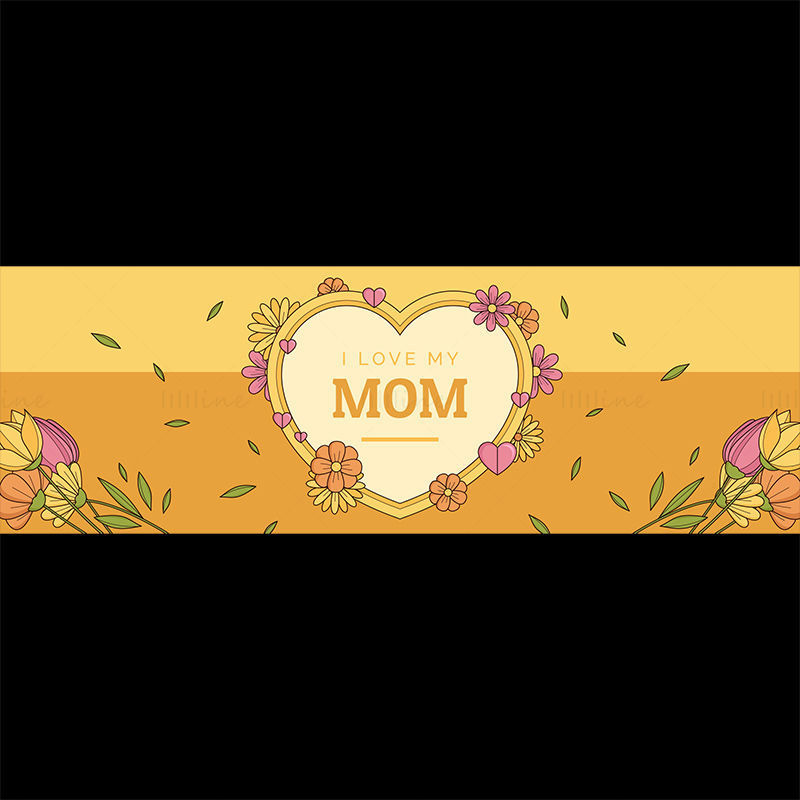 Mother's day pattern vector