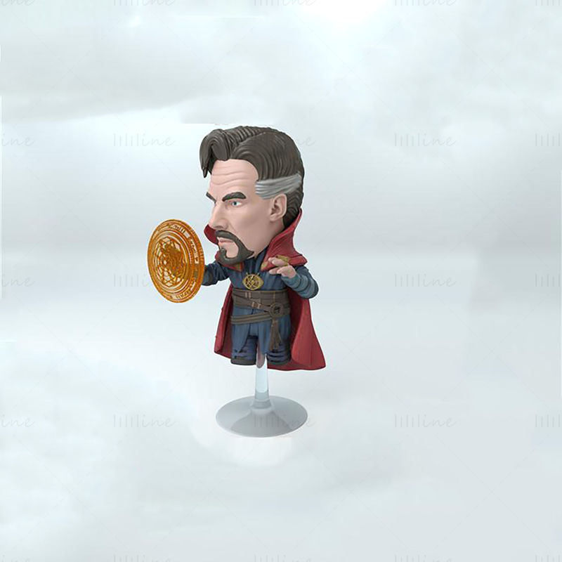 Doctor Strange Chipi 3D Model Baskıya Hazır