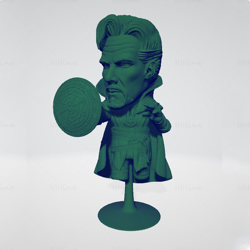 Doctor Strange Chipi 3D Model Baskıya Hazır