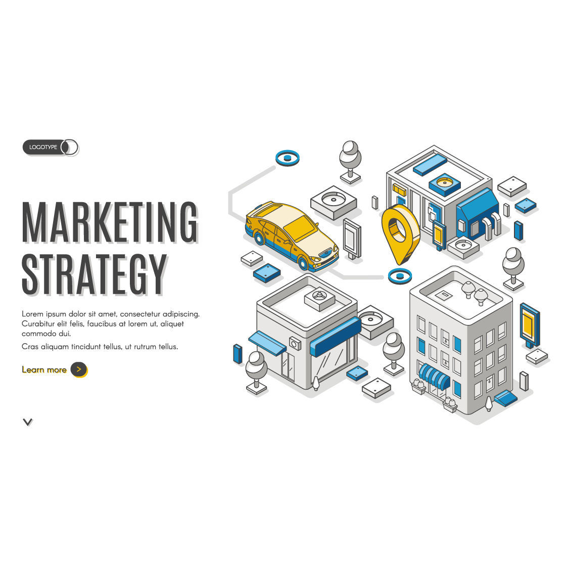 Marketing Strategy Vector Illustration