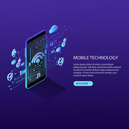 Mobile Technology vector element