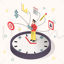 Time management vector element